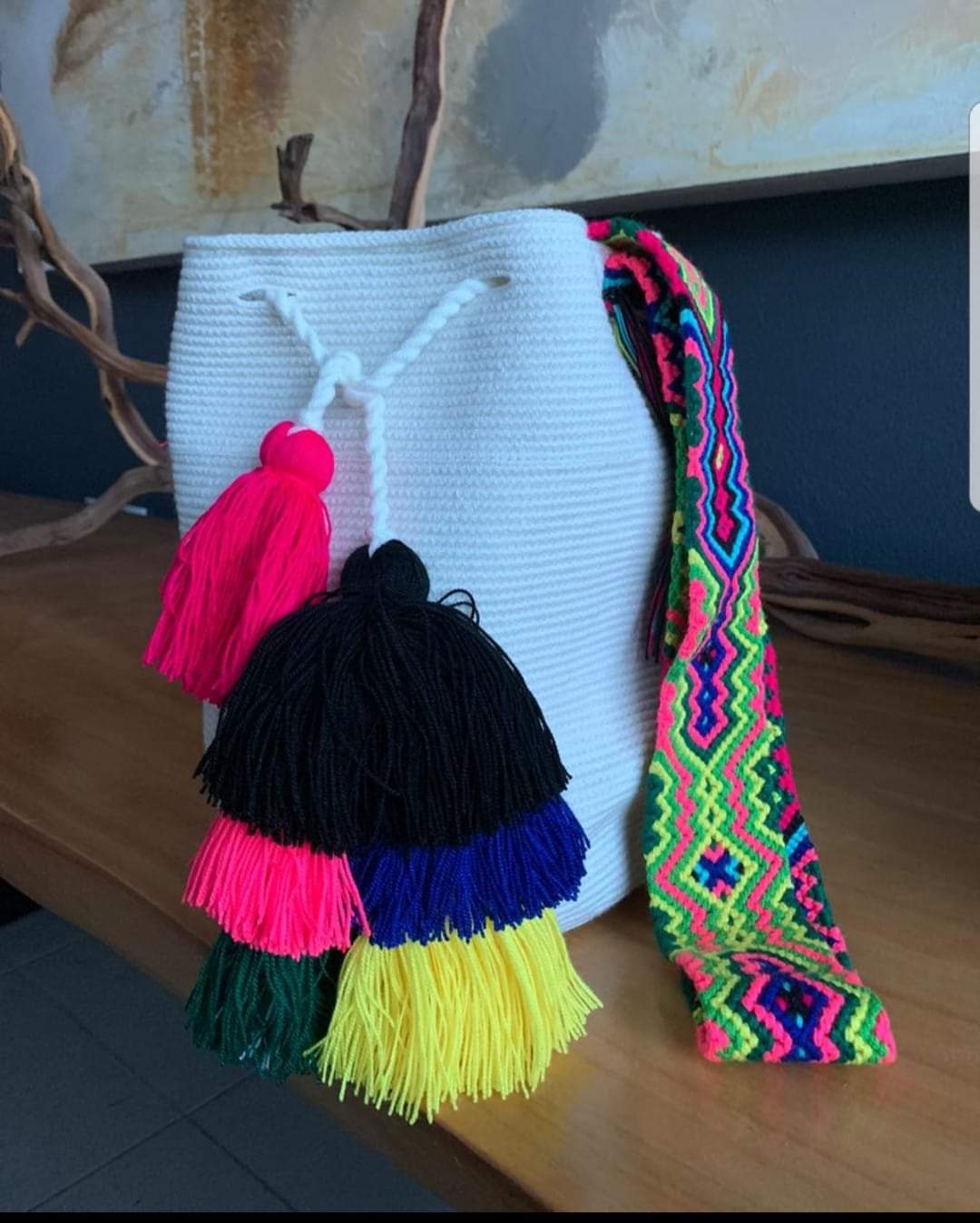 Mochila de canasto mediana